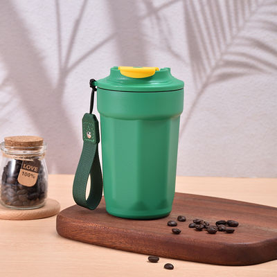Sostenibile in acciaio inossidabile Tumbler 420ml Tazze da viaggio con coperchio Tazze d'acqua Custom Mug