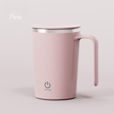 Acciaio inossidabile miscelare Tumbler 400ml Magnetico agitare tazza di caffè per ufficio scuola