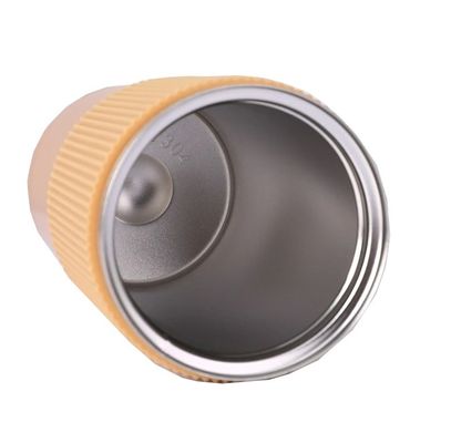 450ml Capacità doppio strato in acciaio inossidabile Travel Coffee Mug Tumbler Cup per il riutilizzo