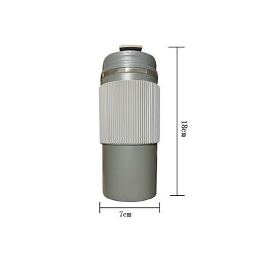 450ml Capacità doppio strato in acciaio inossidabile Travel Coffee Mug Tumbler Cup per il riutilizzo