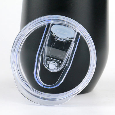 Vantaggio Eco-Friendly Popolare Carino 12 oz Uovo a forma di doppia parete Tazza aspirapolvere con coperchio