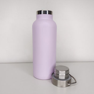 Capo in PP di qualità alimentare 500 ml di acciaio inossidabile bottiglia di acqua sportiva a doppio isolamento per campeggio