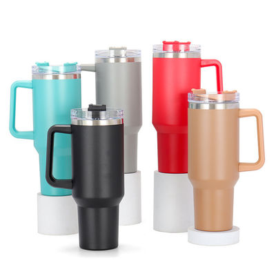 MUGS Logo personalizzato 40 oz in acciaio inossidabile Tazze di caffè isolanti