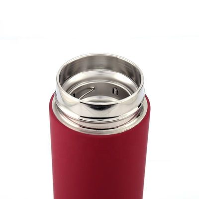 500 ml di acciaio inossidabile doppio strato di gomma rivestito termo-vuoto per palestra