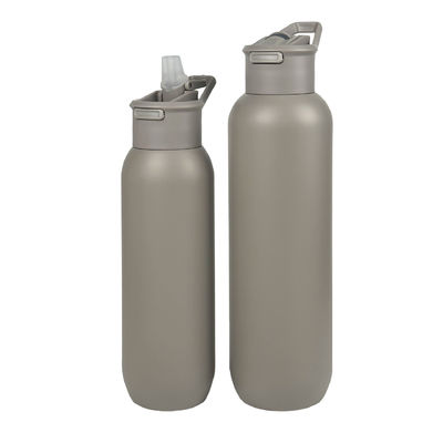 Bottiglia isolante per sport all'aria aperta 32 oz di acciaio inossidabile, bottiglia aspirante con coperchio di plastica