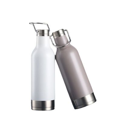 Casa e Sport Regalo 500ml Acciaio Inossidabile Gomma Matte Vernice Doppia Parete Termo Flasco con colore personalizzato