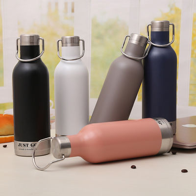 Casa e Sport Regalo 500ml Acciaio Inossidabile Gomma Matte Vernice Doppia Parete Termo Flasco con colore personalizzato