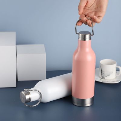 500 ml di capacità bottiglia per vuoto esterno piccola bocca tazza isolante con logo personalizzato