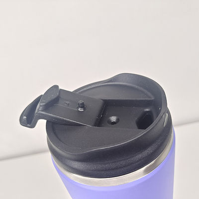 12oz di PP Food Grade Lid Custom Logo Adventure Outdoor Double Wall Isolated Travel Mug