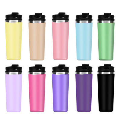 12oz di PP Food Grade Lid Custom Logo Adventure Outdoor Double Wall Isolated Travel Mug