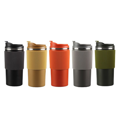 Tazza di caffè isolata in acciaio inossidabile da 450 ml con coperchio per mantenere le bevande calde/fredde