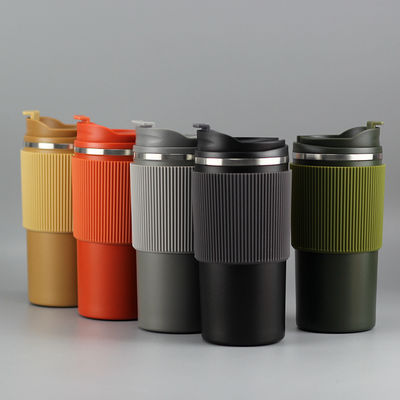 Tazza di caffè isolata in acciaio inossidabile da 450 ml con coperchio per mantenere le bevande calde/fredde