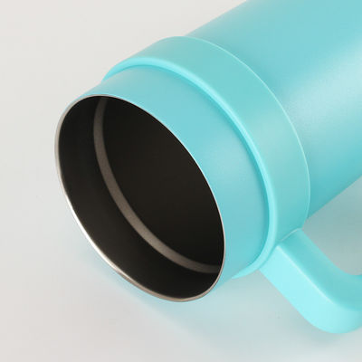 Colori personalizzati accettabili 40 oz di acciaio inossidabile tazza di caffè isolato con manico
