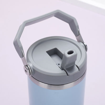 Logo a colori personalizzati 20 oz 30 oz doppia parete sublimazione isolante portabile Tumblers viaggi auto tazza da caffè con manico