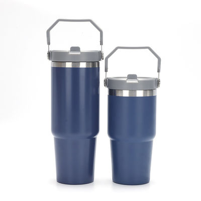 Regali d'affari 40 oz Acciaio inossidabile Tazza di caffè a vuoto isolato con coperchio e maniglia