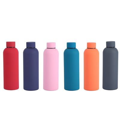 750 ml bottiglia sportiva in acciaio inossidabile a doppia parete a bocca piccola per acqua calda senza BPA