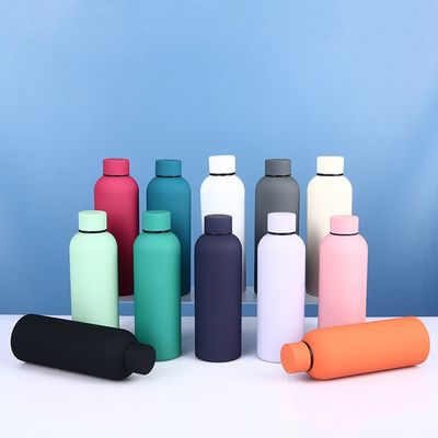 750 ml bottiglia sportiva in acciaio inossidabile a doppia parete a bocca piccola per acqua calda senza BPA
