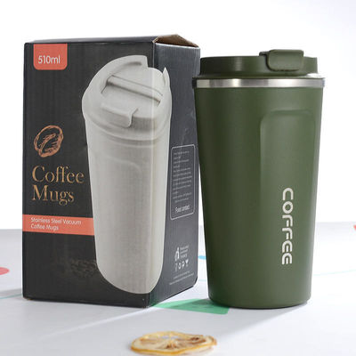 Tutte le persone applicabili 2023 Tazza da caffè a vuoto a doppia parete in acciaio inossidabile con coperchio di visualizzazione della temperatura