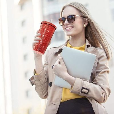 Doppia parete isolante in acciaio inossidabile Tazza da caffè da viaggio Tumbler Design sostenibile