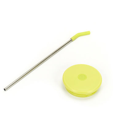 Tazze di gioielli per arcobaleno con paglia sostenibili e accessori a mano