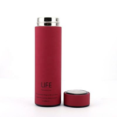Acciaio inossidabile 304 a doppia parete 500 ml bottiglie sotto vuoto per incisione del logo del tè personalizzato