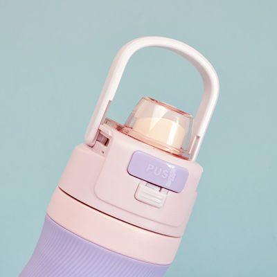Tutte le persone applicabili Tazza dritta 580ML Sala da ginnastica Assorbente termosi isolati con paglia
