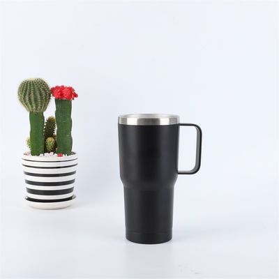 Tazza di viaggio a doppia parete in acciaio inossidabile 30 oz con maniglia