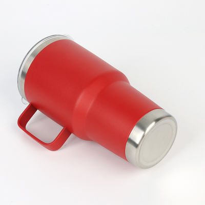 Logo personalizzato Straw Cup stampato 30oz Tumbler Acciaio inossidabile per viaggi all'aria aperta durevole