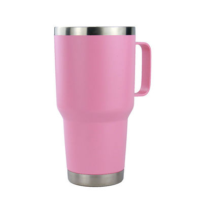Logo personalizzato Straw Cup stampato 30oz Tumbler Acciaio inossidabile per viaggi all'aria aperta durevole