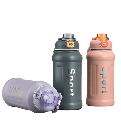850ml Sports Design Vacuum Isolato Acciaio Inossidabile Tazza Termica con Maniglia e Paglia