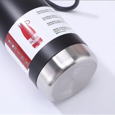 650ML/850ML Bottiglia isolante a vuoto in acciaio inossidabile ideale per sport all' aperto