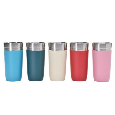 Tazza da caffè portatile in acciaio inossidabile da 500 ml per il caffè personalizzato in movimento