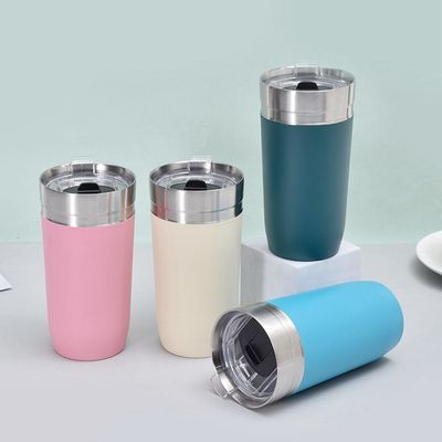 Tazza da caffè portatile in acciaio inossidabile da 500 ml per il caffè personalizzato in movimento