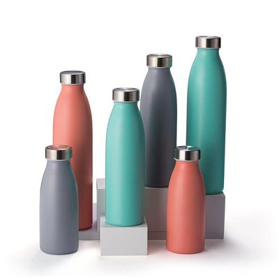 Flasche a vuoto termoli Doppia parete Acqua in acciaio inossidabile con opzioni di colore
