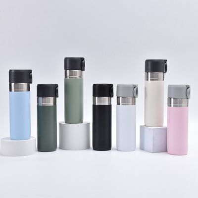 500 ml Bottiglia sportiva in metallo Tazza dritta Bottolina termo isolante a vuoto con infusore di tè