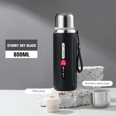 Logo personalizzato 600ml 800ml Acciaio inossidabile Isolata bottiglia d'acqua con OEM / ODM accettabile
