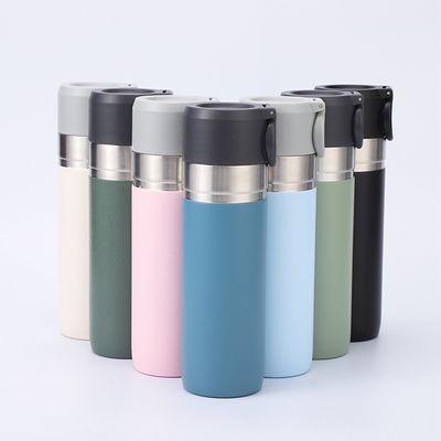Flasche a vuoto con logo Flasca a doppia parete Acqua in acciaio inossidabile per sport Bpa