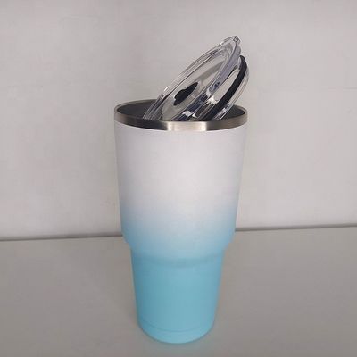 30oz di acciaio inossidabile Tazze di caffè isolanti a vuoto a doppia parete Tazze con coperchio