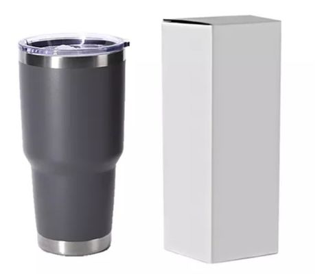 Tazza di viaggio in acciaio inossidabile isolata al vuoto Bpa Free Double Wall Tumbler 900ml Custom