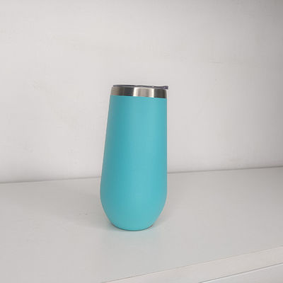 Bottiglie a vuoto termoli 10 oz Champagne Tumbler con stampa del logo personalizzato