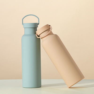 Classico stile di design Acciaio inossidabile Isolata bottiglia d'acqua con maniglia Eco-friendly
