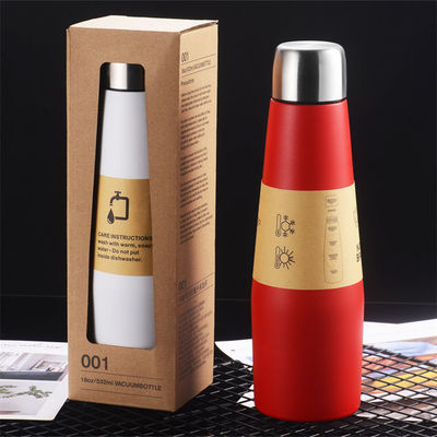 18 OZ Acciaio inossidabile Cola a forma di bottiglia d'acqua Bottina termica Stile di design sportivo