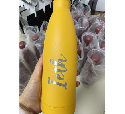500 ml di bicchiere di acciaio inossidabile a vuoto a forma di cola per il ritorno a scuola