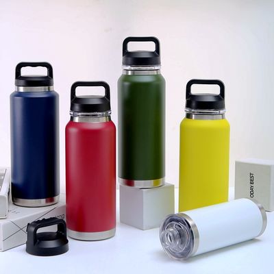 Perfetto per tutti gli appassionati di attività all'aria aperta 18/8 Bottiglia d'acqua isolante in acciaio inossidabile yetys