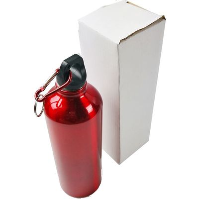 Bottiglia d'acqua per mountain bike con carabiner e acqua bollente applicabile in lega di alluminio