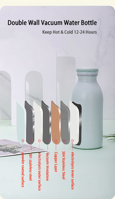 Oem 350ml 450ml 600ml Acciaio inossidabile Isolato Acqua bottiglia per attività all' aperto