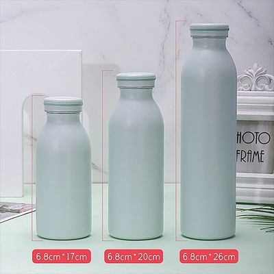 Bottiglia d'acqua in acciaio inossidabile con vernice morbida di gomma 350ml/600ml Isolata a doppia parete